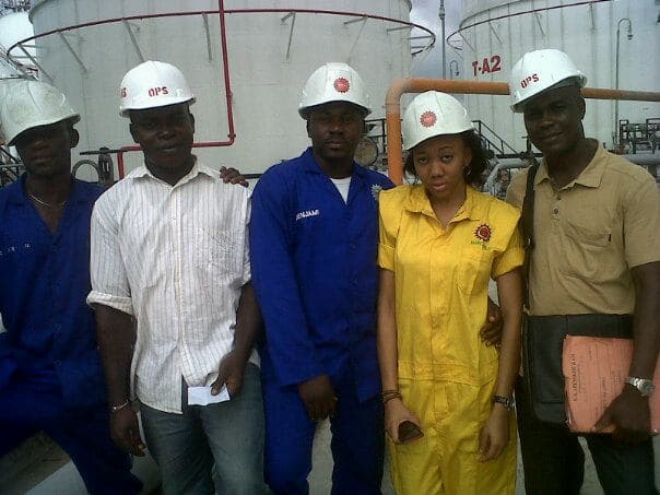 LMS field team on the Dipon mission at a tank farm facility